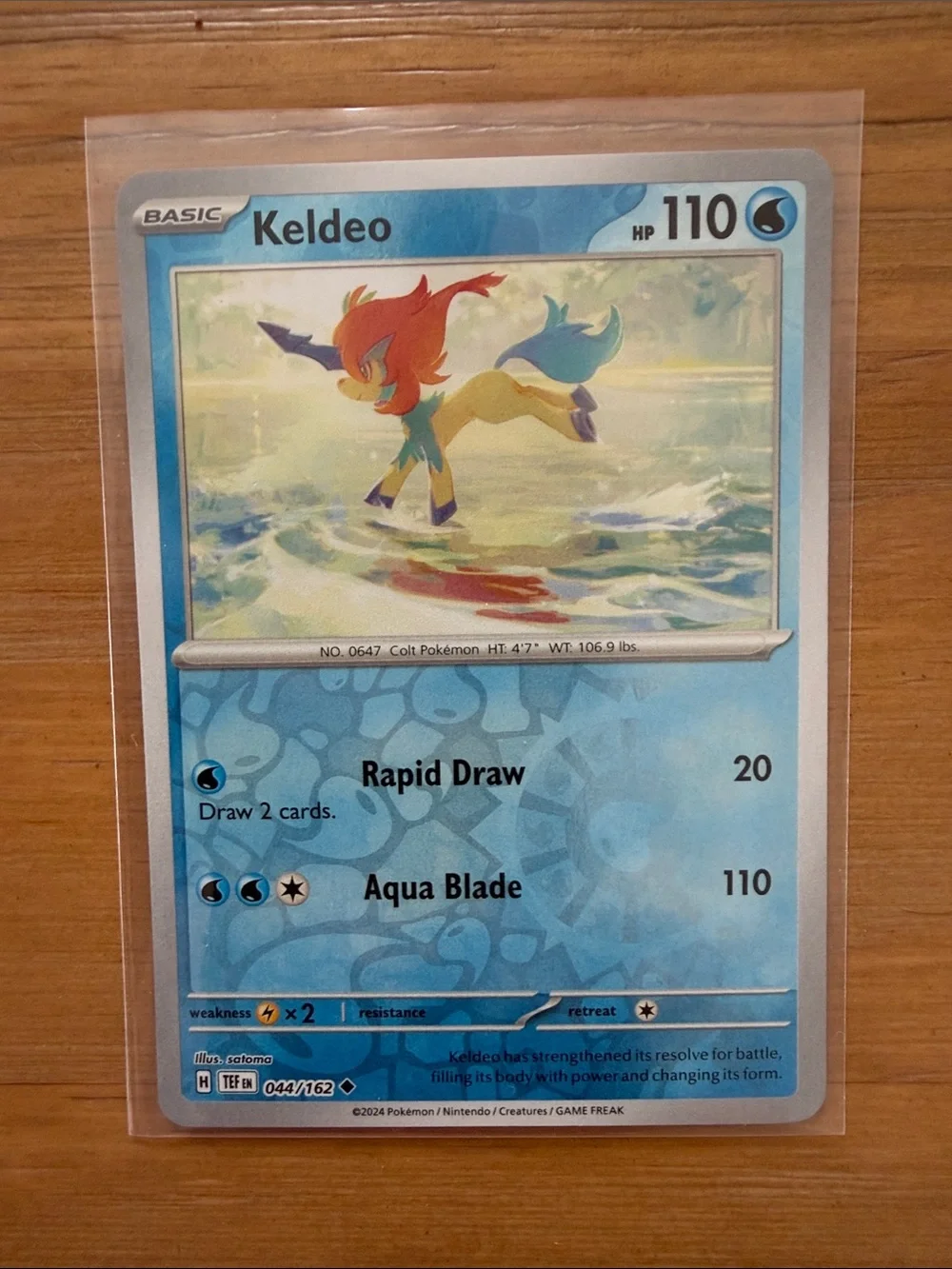 Keldeo Pokémon Card Lot | 2 Cards Reverse Holo Cosmo Holo Water Cards ✨5/$25✨